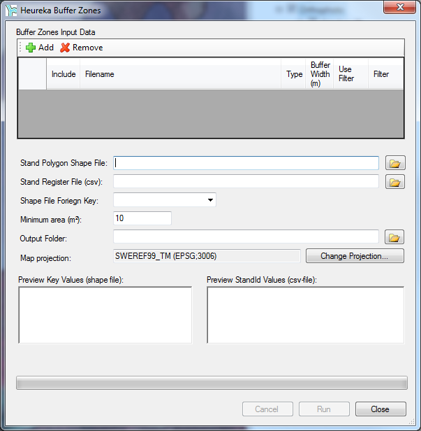 BufferZonesDialog